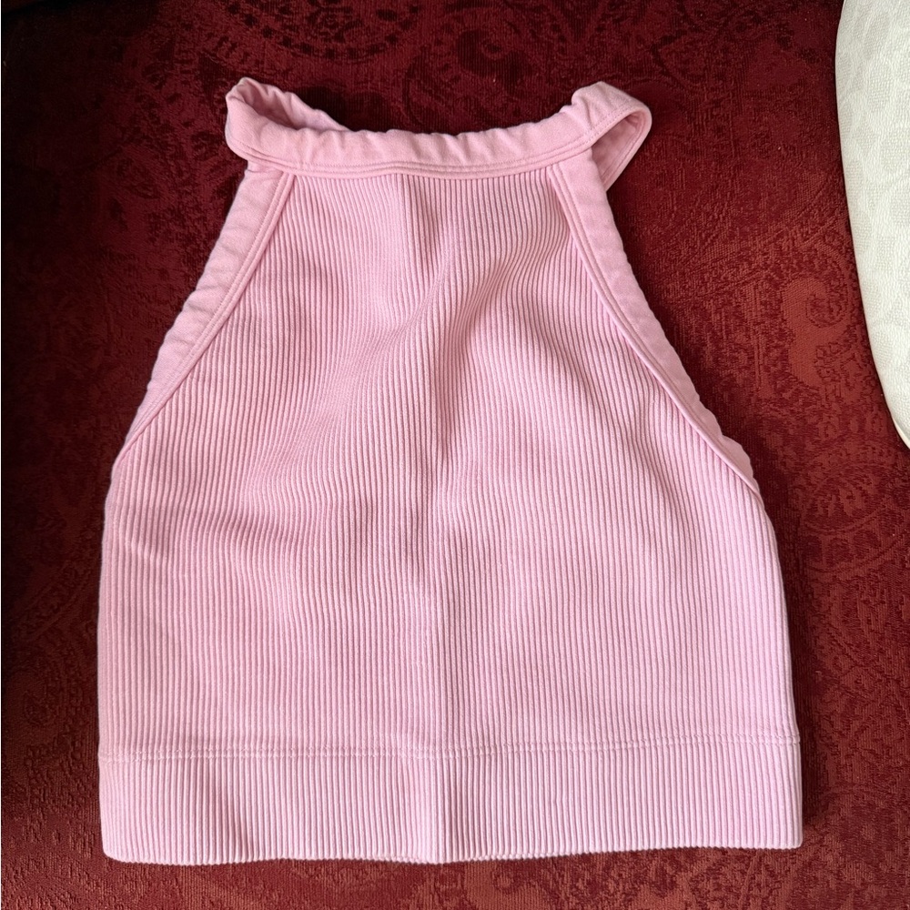 Pink athletic shirt